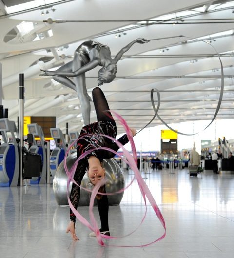 British Gymnastics at Heathrow T5